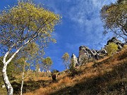 Rifugio Rosalba (1730 m) con Colle Garibaldi (1824 m) in autunnale ad anello il 28 ottobre 2020 - FOTOGALLERY